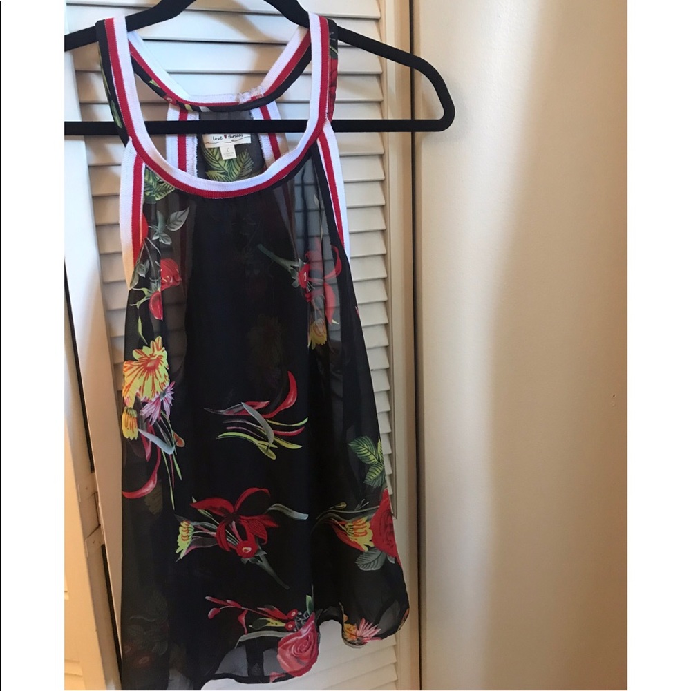 Floral Halter Neck Top